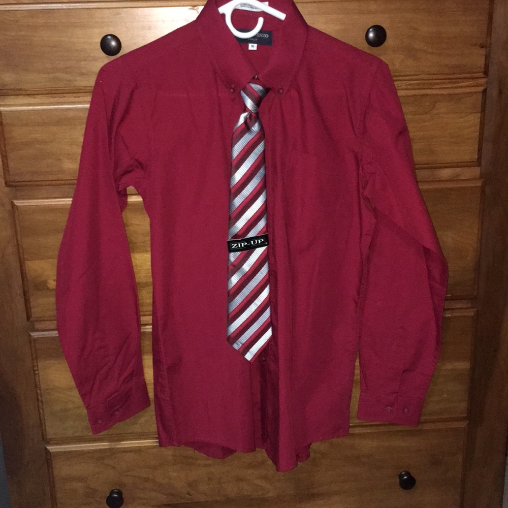 Red Dress Shirt (NEVER WORN)